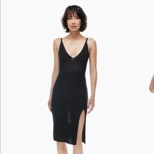Aritzia Wilfred Evie crochet midi dress